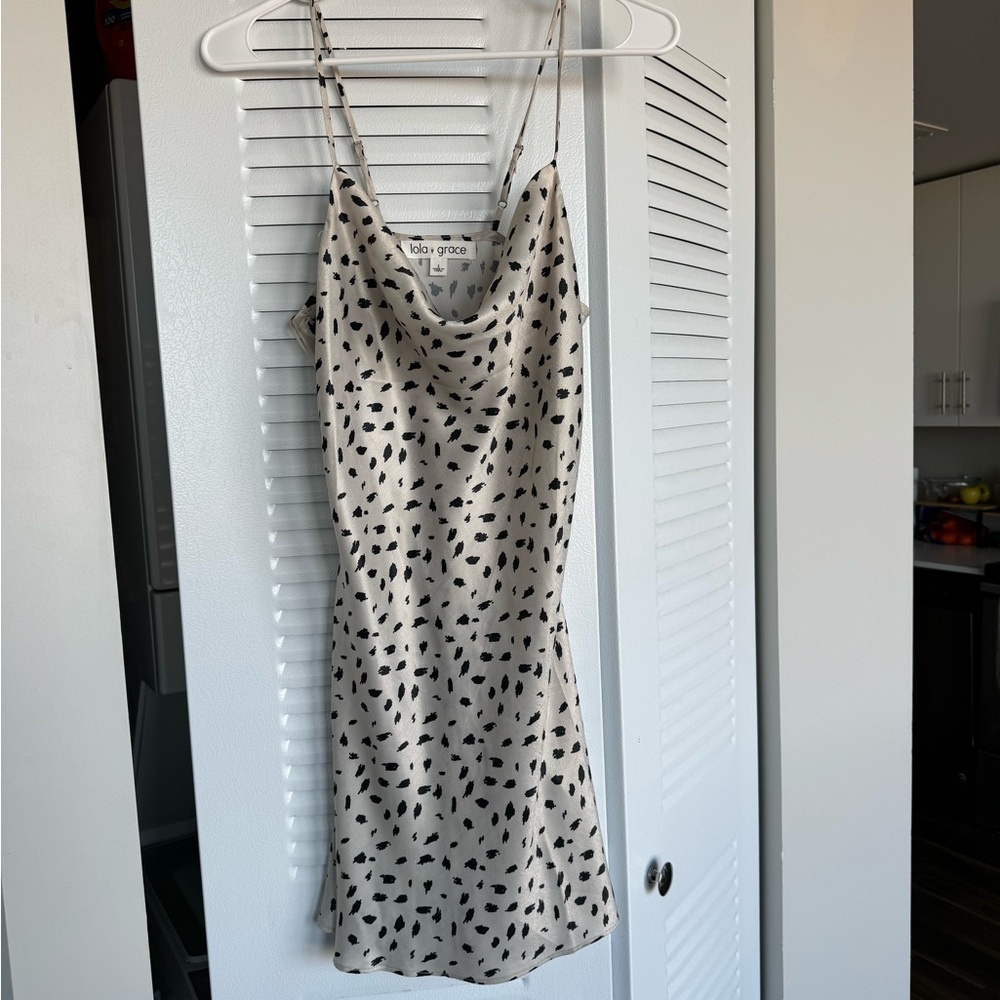 Cheetah print dress